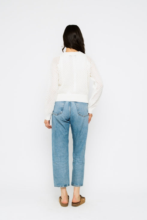 Ellie-Pointelle Pullover